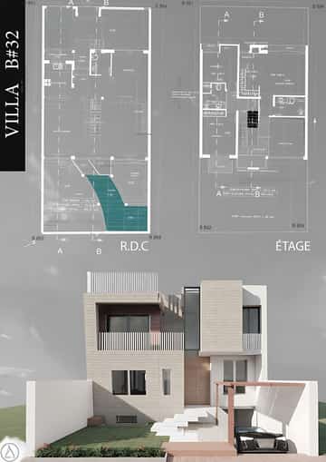 Villa Badsi — plan