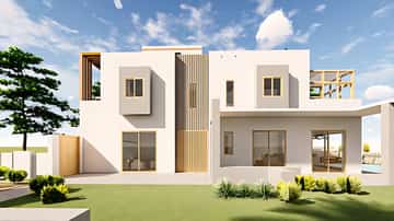 Villa Benmoussa — Façade avant
